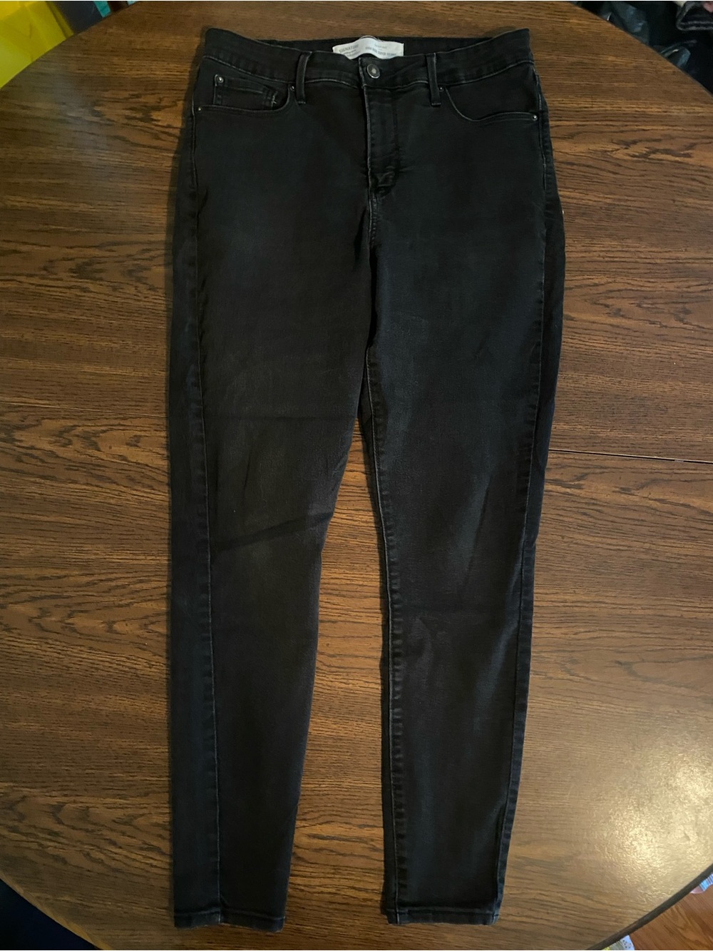 Signature by Levi Strauss High-Rise Black Skinny Jeans